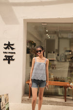 Leni Eyelet Tank Top