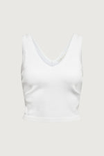 Ribbed Built-In Bra Top