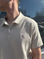 Men Woven Monologo Classic Polo Shirt