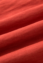 Meryl Linen Dress - Red