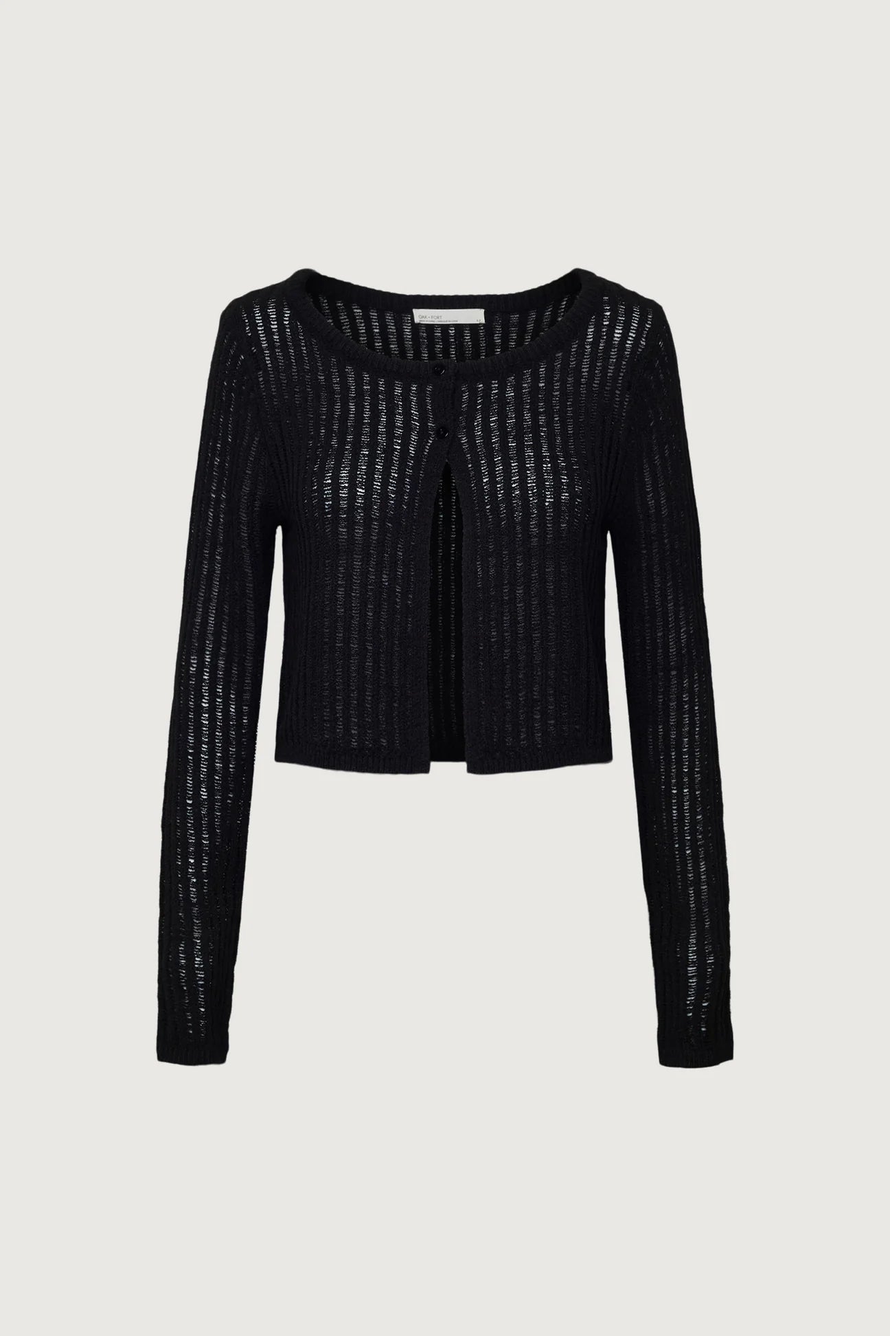 Cropped Crochet Cardigan