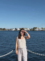 Amelia Eyelet Tank Top