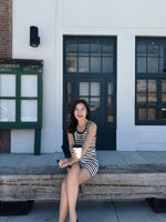 Cotton Rib Logo Graphic Tank Dress