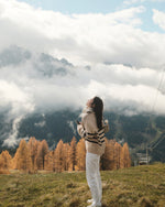 Oversized Striped Slouchy Cardigan