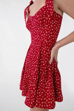 Floral Bustier Mini Dress