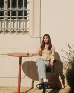 Lauren Wavy Collar Cardigan