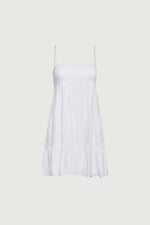 Smocked Tiered Mini Dress