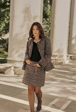 Charmaine Oversized Wool Tweed Coat  