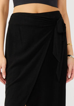 Good Feelings Wrap Skirt