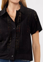 Varya Floral Eyelet Shirt