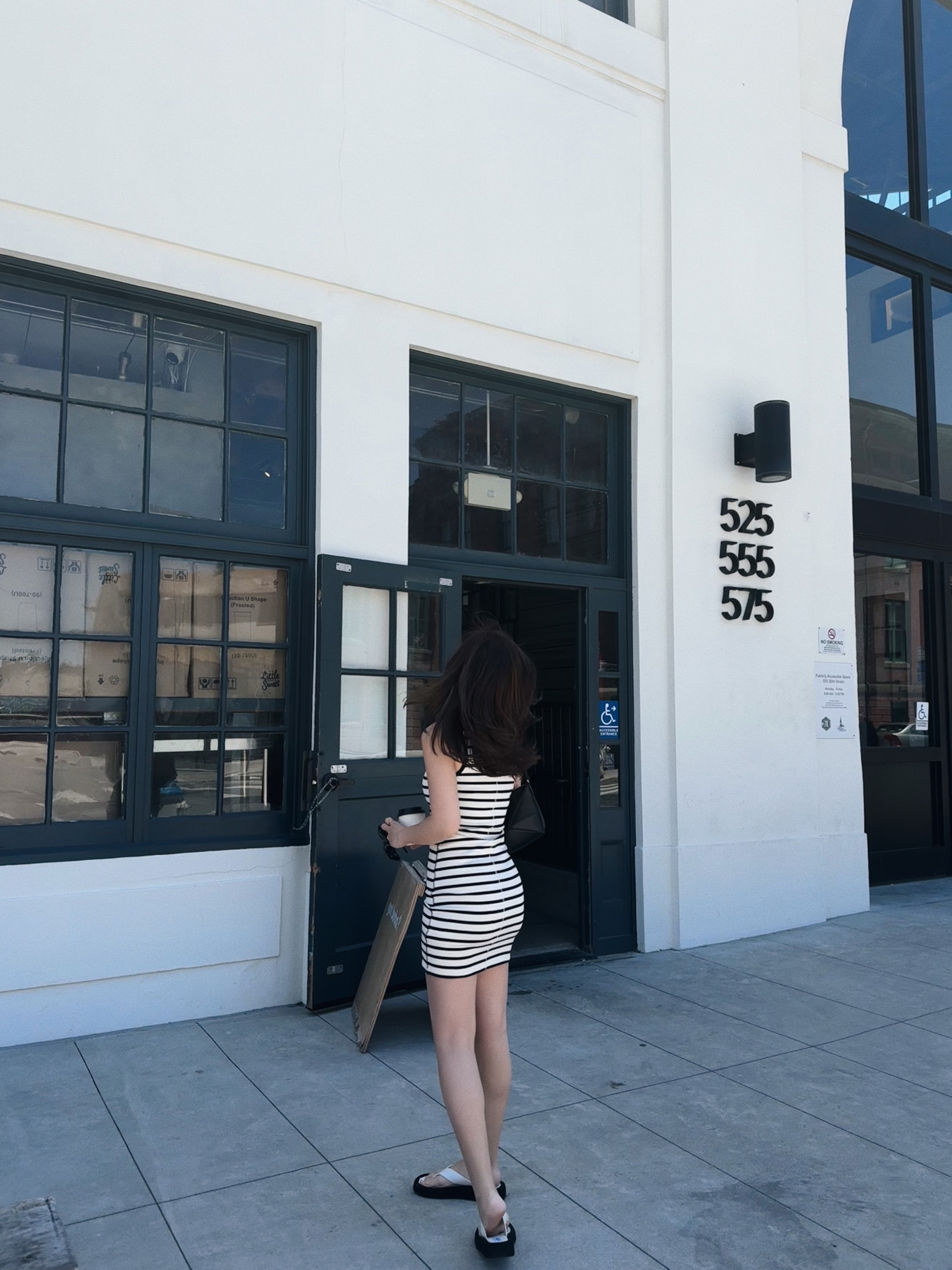 Cotton Rib Logo Graphic Tank Dress