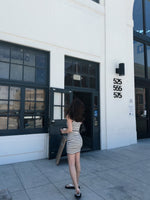 Cotton Rib Logo Graphic Tank Dress