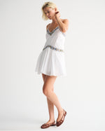 Flowy Embroidered Mini Skort