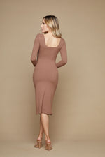Emilia Longsleeve Rib Dress