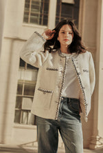 Charmaine Oversized Wool Tweed Coat  