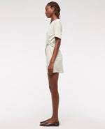 Side Knot Crepe Mini Dress