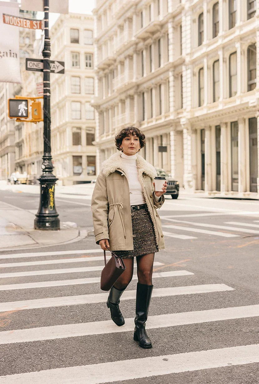 Candice Faux Fur Parka Coat