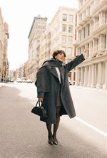 Carina Wool & Silk Scarf Coat