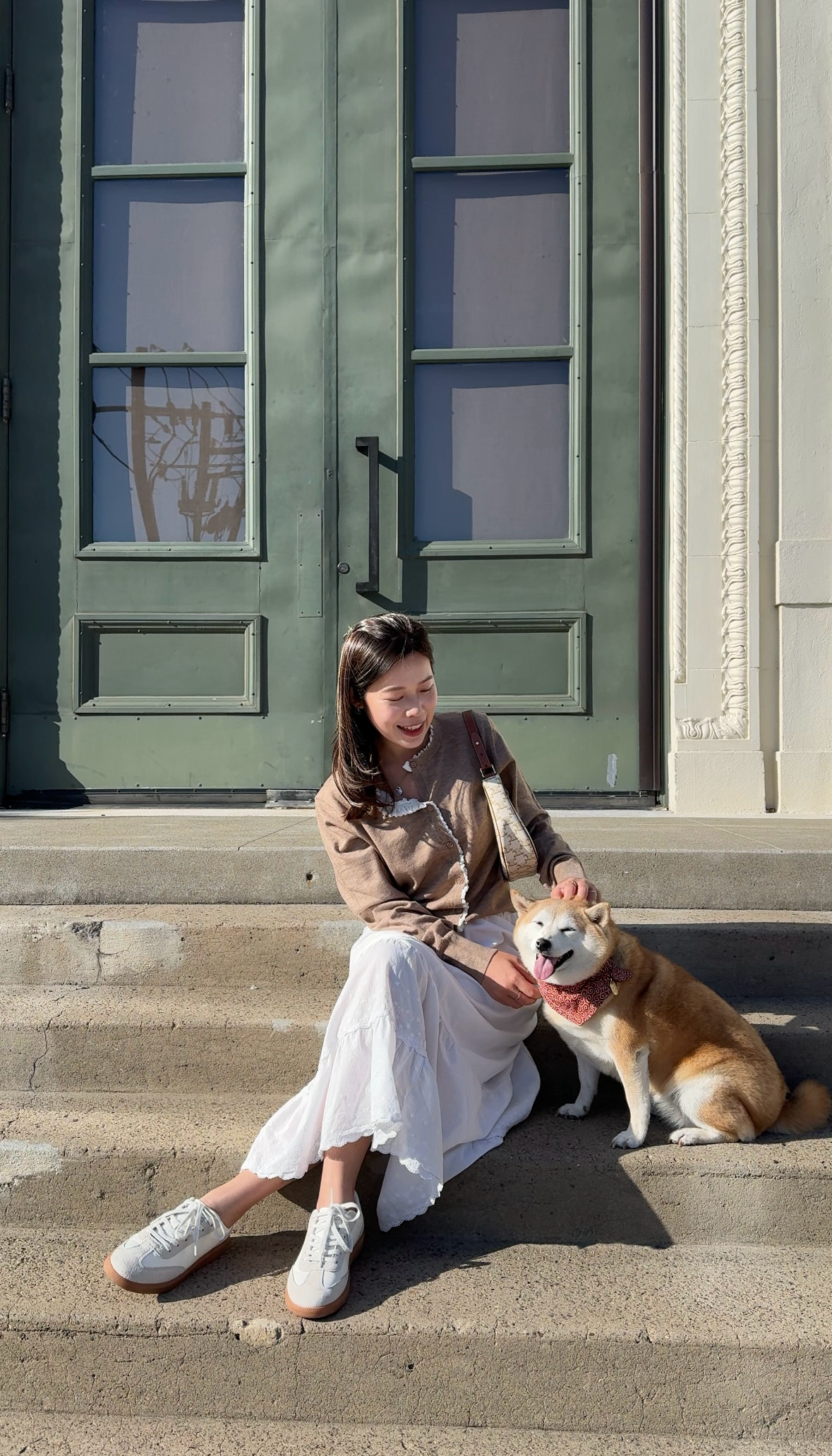 Ruffled Eyelet Trim Button Down Cardigan