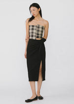 Slit Pencil Skirt