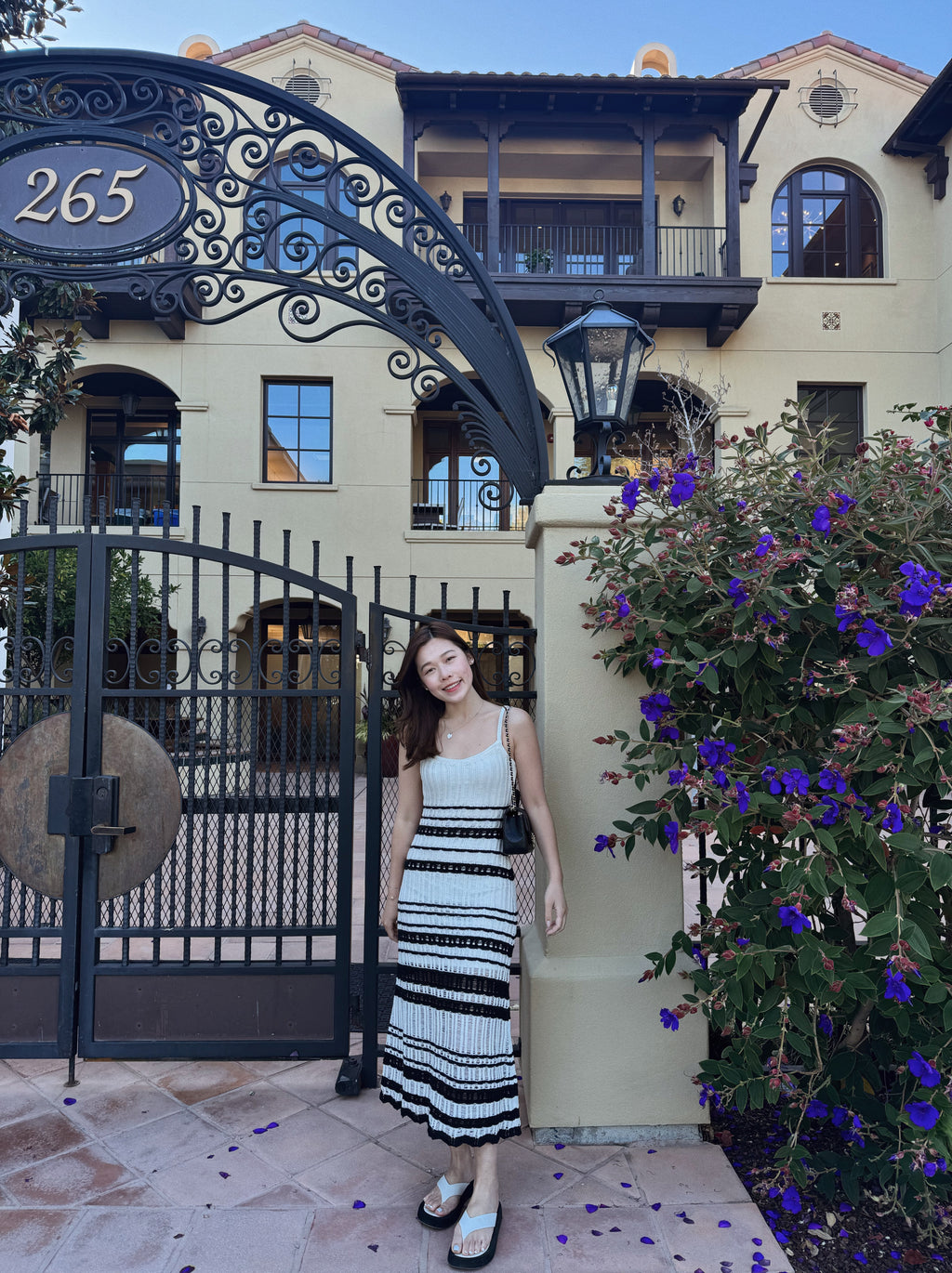 Crochet-Style Maxi Dress