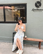 Poetic Bloom Sweetheart Corset Midi Dress-In Stock