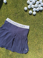 Girls Stretch Mesh Boxy Polo Shirt & Skort