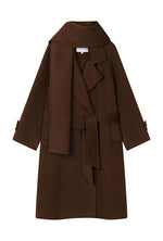 Carina Wool & Silk Scarf Coat