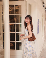Love Galore Wicker Belt Midi Dress