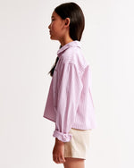 Girls Lightweight Cropped Shirt