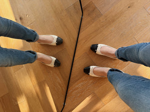 Cap-Toe Ballet Flats