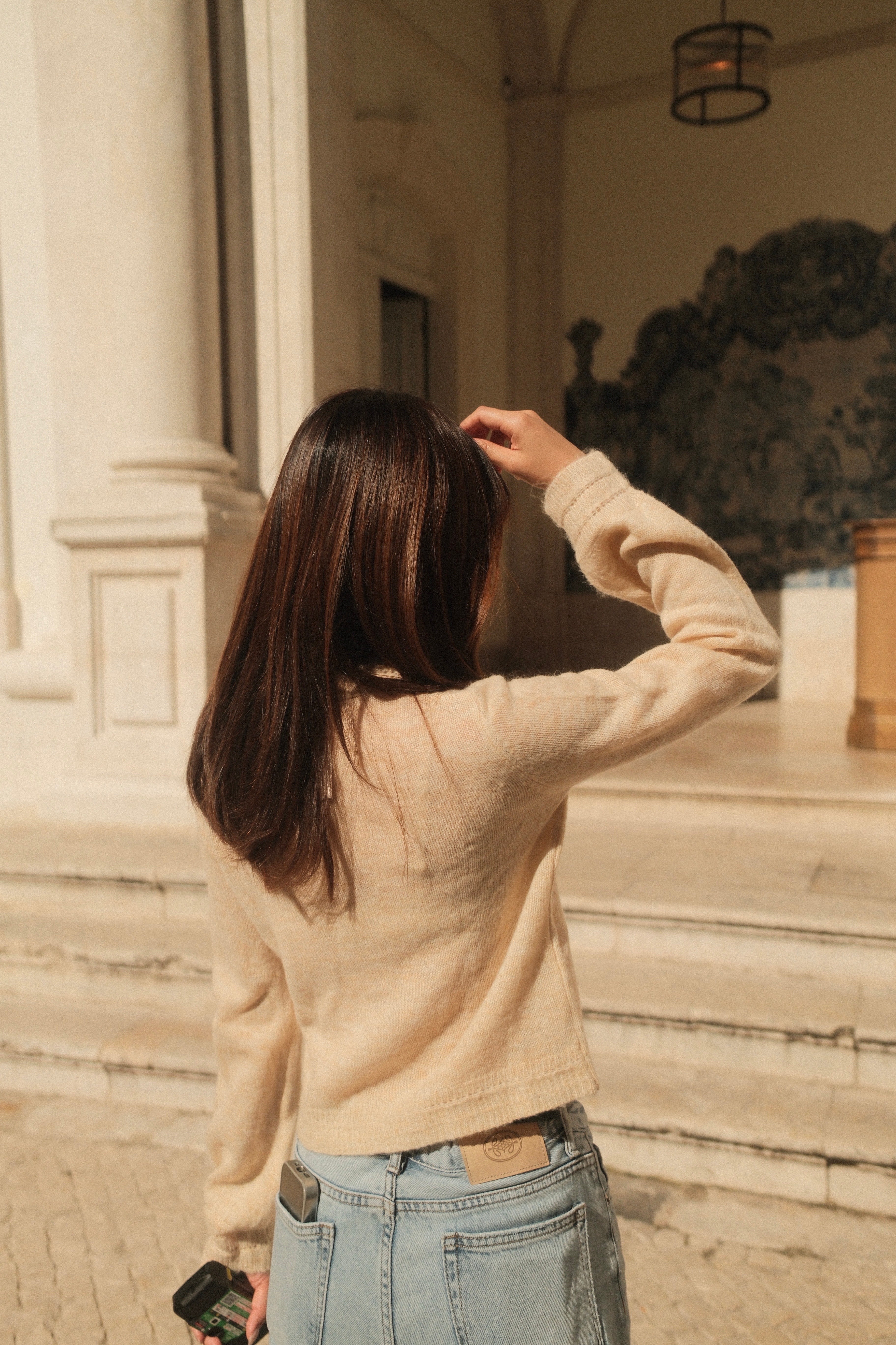 Lauren Wavy Collar Cardigan