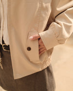 Genevieve Contrast Collar Reversible Jacket