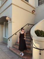 Gathered Midi Dress