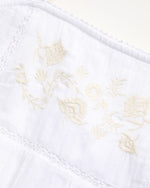 Lace-Trim Embroidered Top