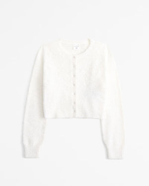 Girls Soft Cropped Cardigan