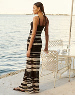 Crochet-Style Maxi Dress