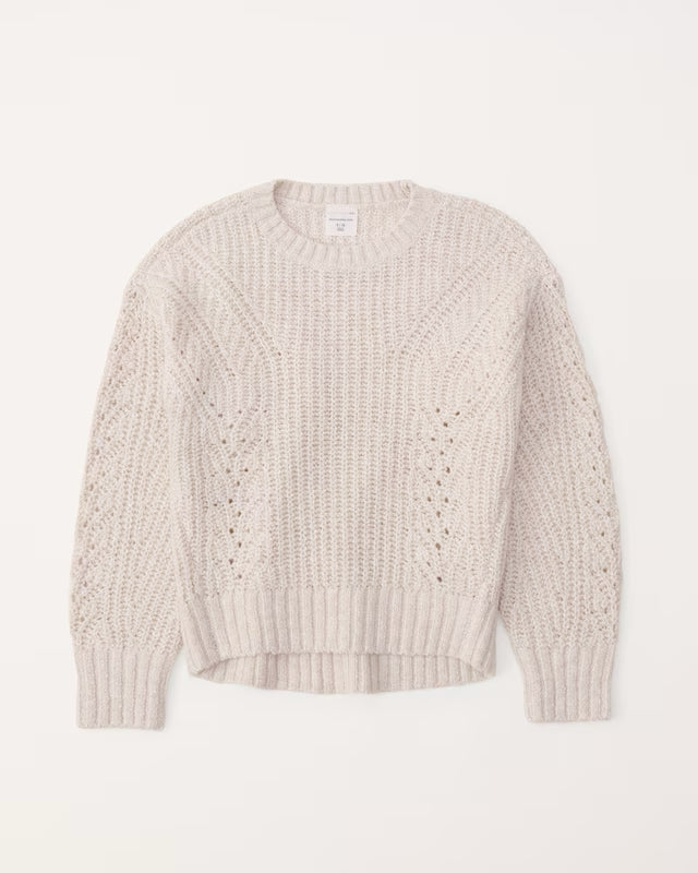 Girls Pattern Knit Sweater