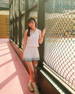 Girls Half-Zip Boxy Polo Set