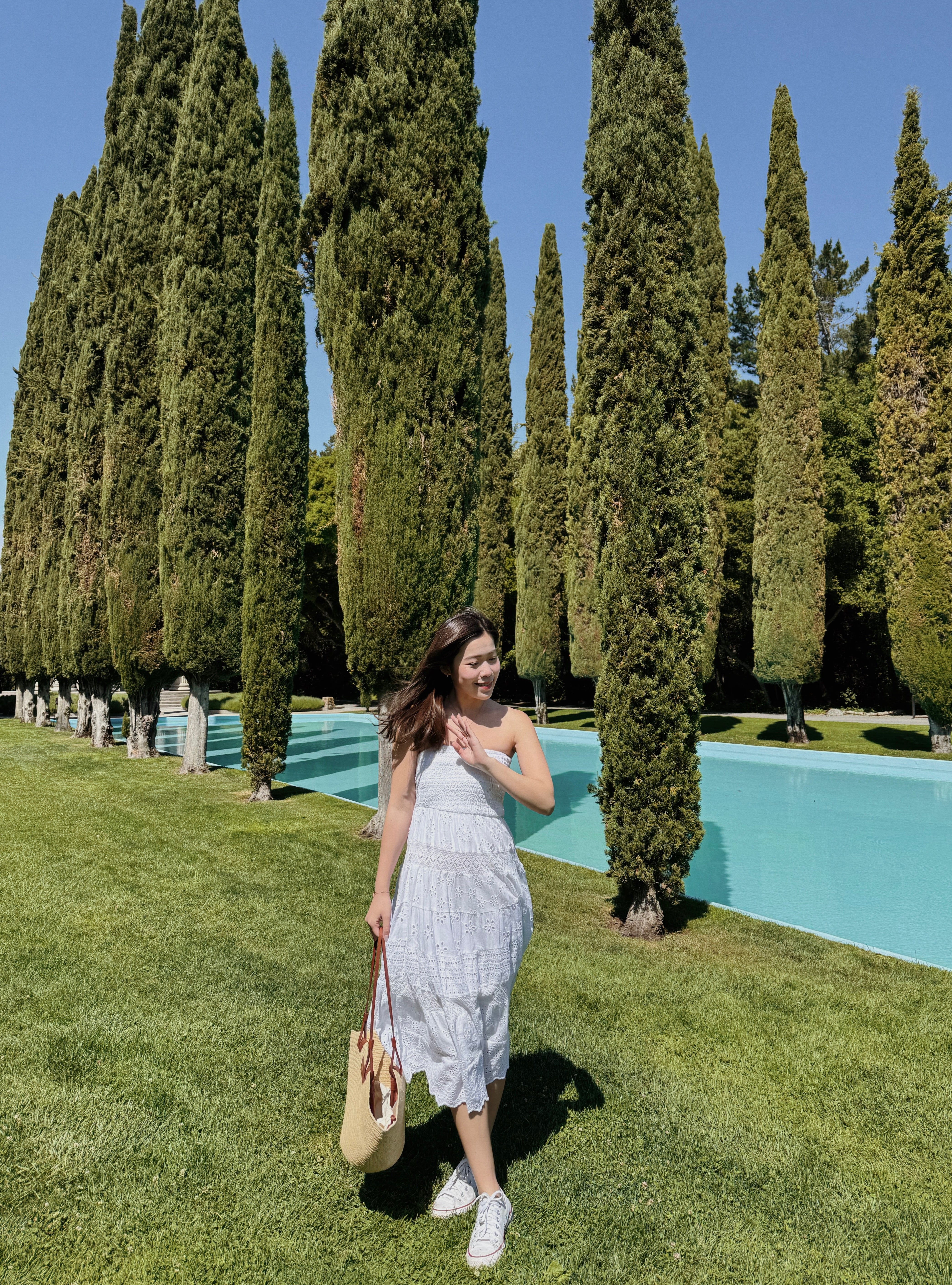 Maris Smocked Midi Dress