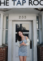 Floral Pointelle Open-Front Shrug Sweater