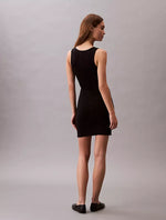 Cotton Rib Logo Graphic Tank Dress