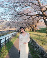 Dani Pointelle Top & Skirt Set