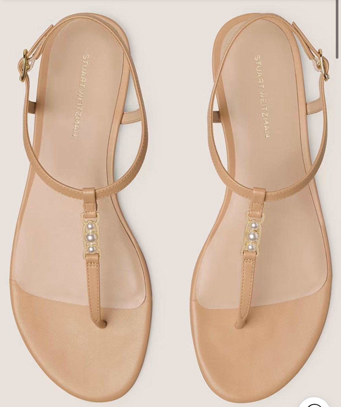 Pearl Chain Sandals