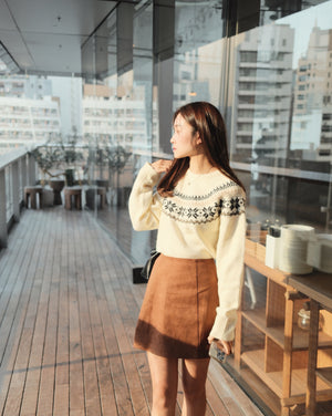 Fair Isle Knit Sweater