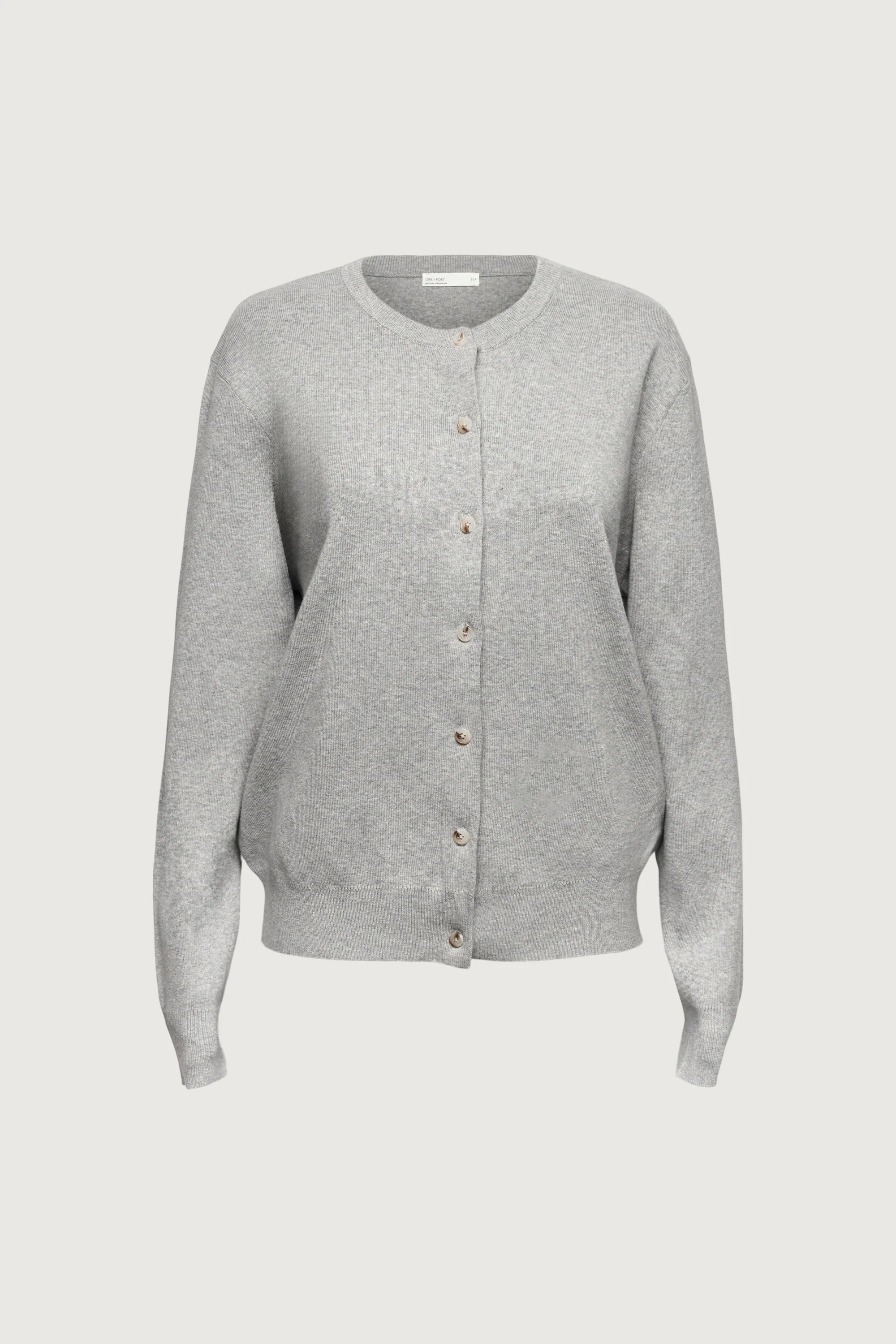 Relaxed Fit Button Front Cardigan