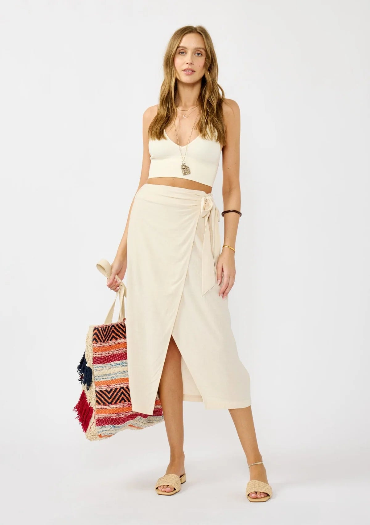 Good Feelings Wrap Skirt