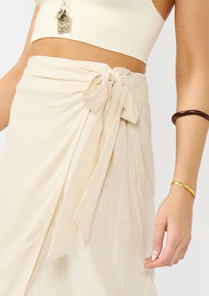 Good Feelings Wrap Skirt