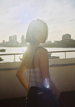 Checkered Knit Camisole top