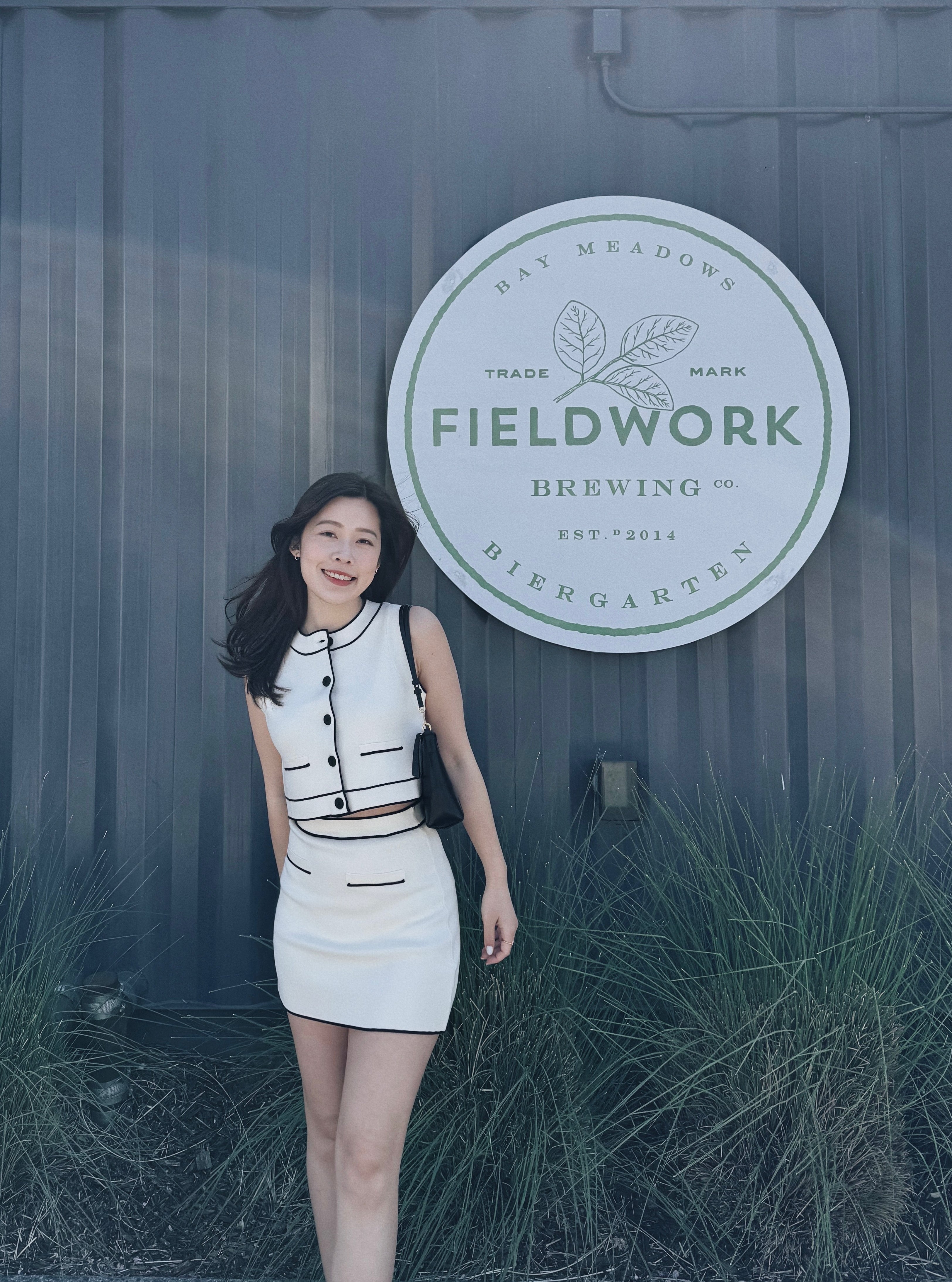 Button Up Sweater Vest+Skirt Set